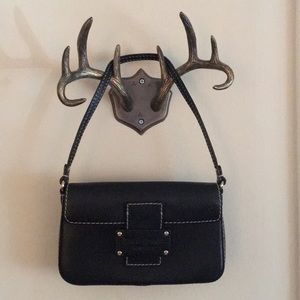 ♠️ Kate Spade NY auth black leather mini bag ♠️